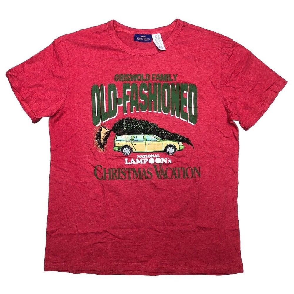 Griswold Family Christmas Vacation T‎ Shirt L Red National Lampoon